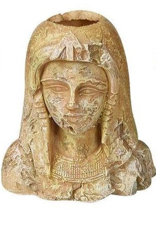 Aquarium decoratie - oud Egyptisch hoofd