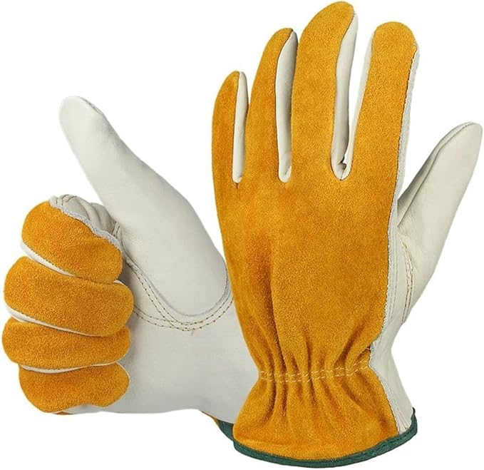 Oranje handschoenen