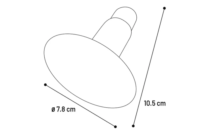 Keramische lamp Newton Ecru