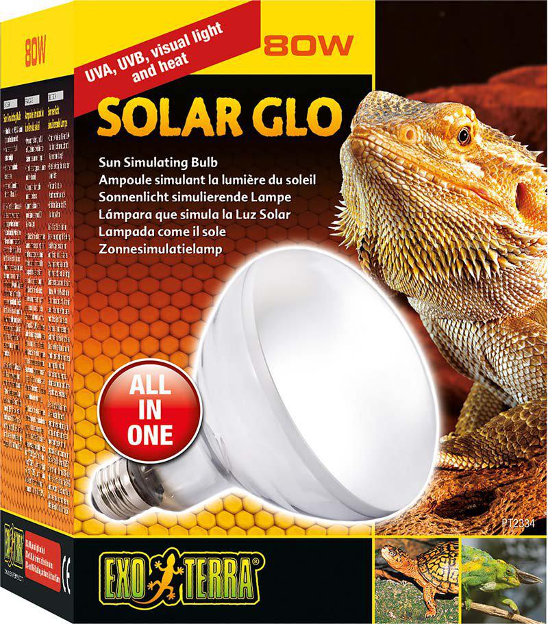 Exo Terra Solar Glo Warmte- En Uvb-Lamp - Verlichting - 80 Watt