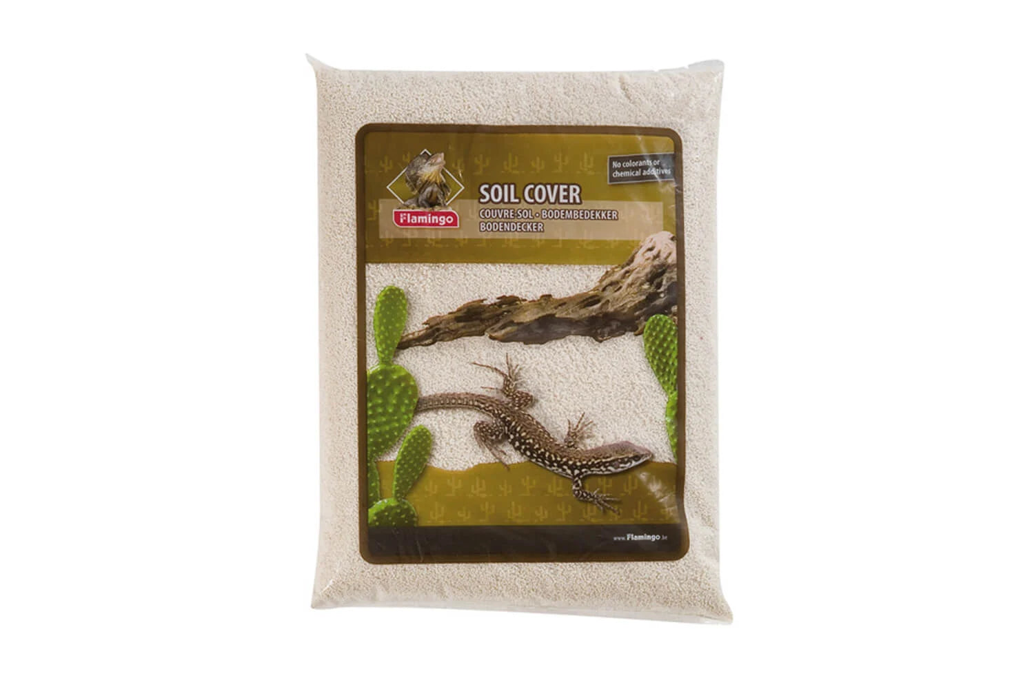 Flamingo terrarium substraat Caviar White