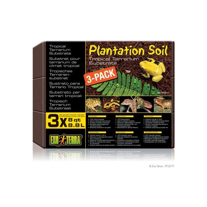 Exo terra plantation soil 3-pack